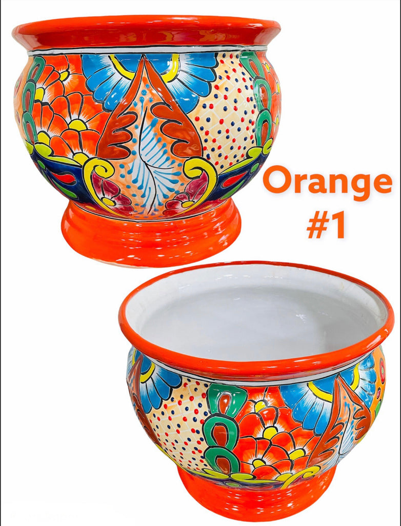 Copa Ancha Talavera Planter