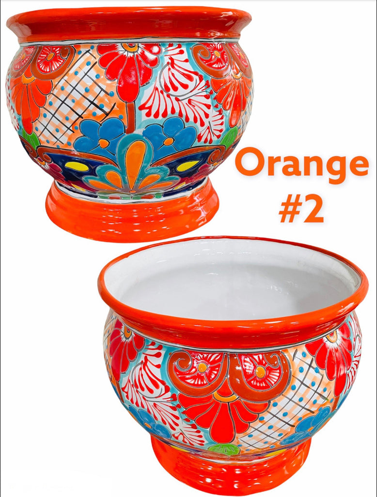 Copa Ancha Talavera Planter