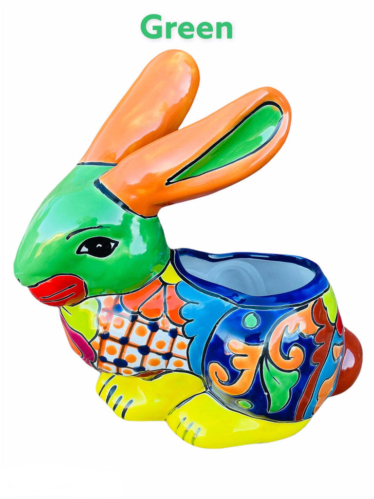 Bunny Talavera Ceramic Planter