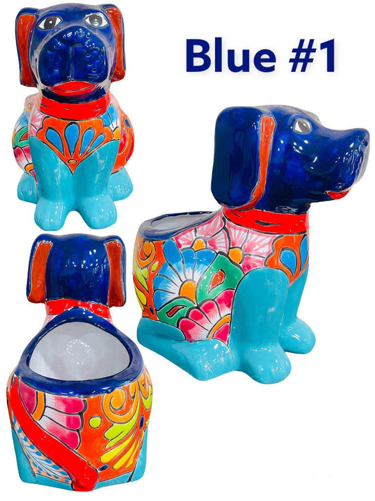 Dog Talavera Ceramic Planter