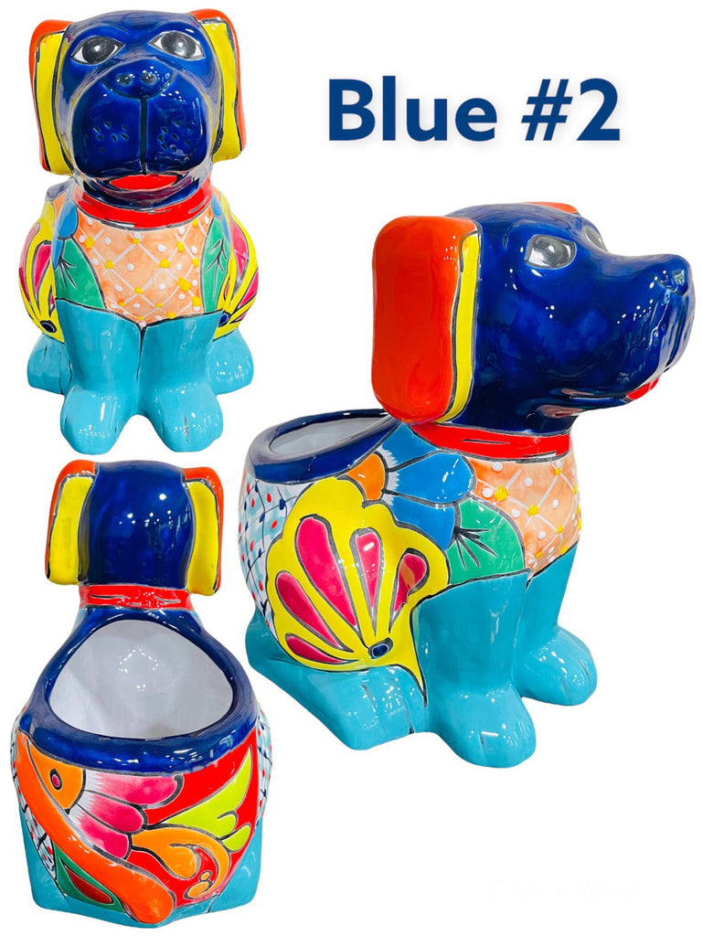 Dog Talavera Ceramic Planter