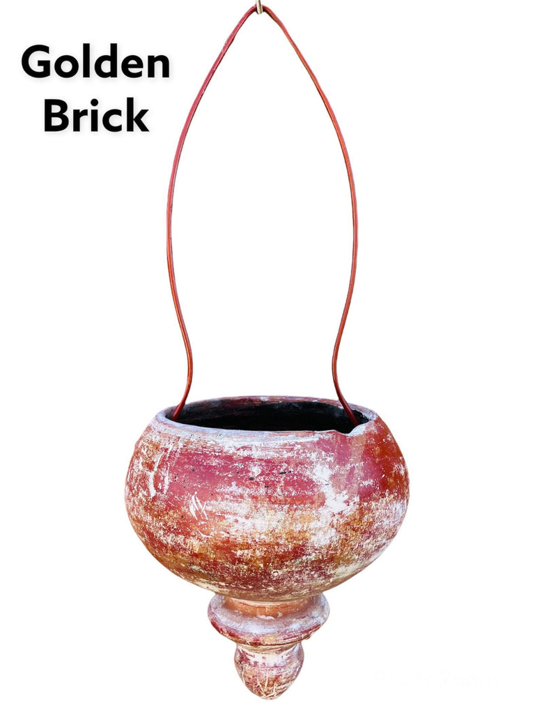 Rustic Clay Terra Cotta Hanging Planter