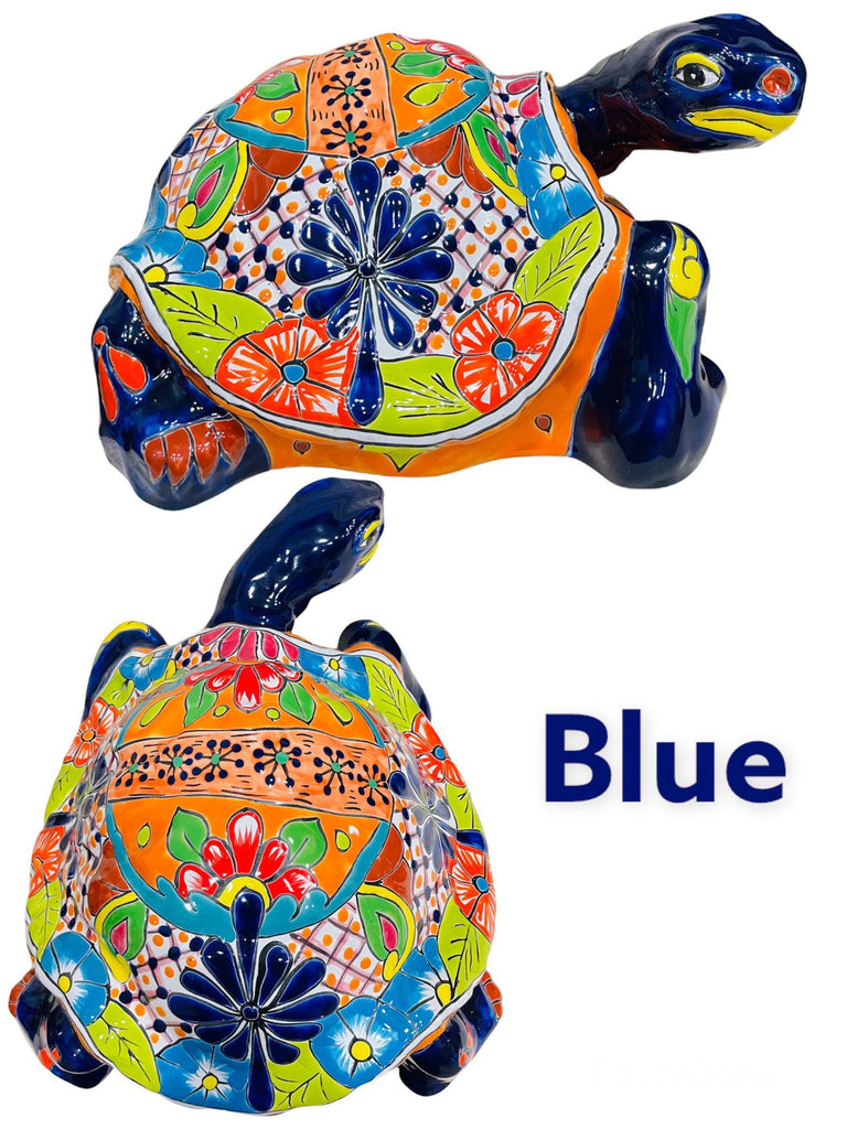 Talavera Garden XL Turtle Decor