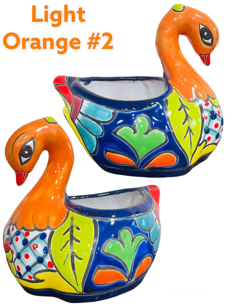 Swan Elegant Talavera Planter