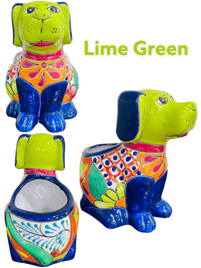 Dog Talavera Ceramic Planter