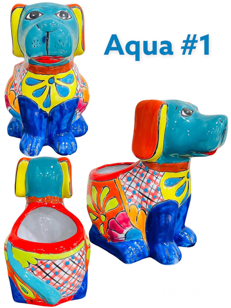 Dog Talavera Ceramic Planter