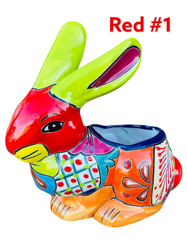 Bunny Talavera Ceramic Planter