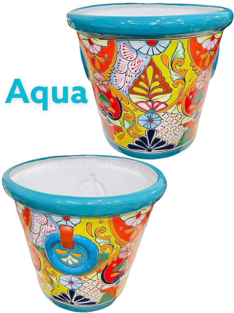 XXL Talavera Anillo Planter