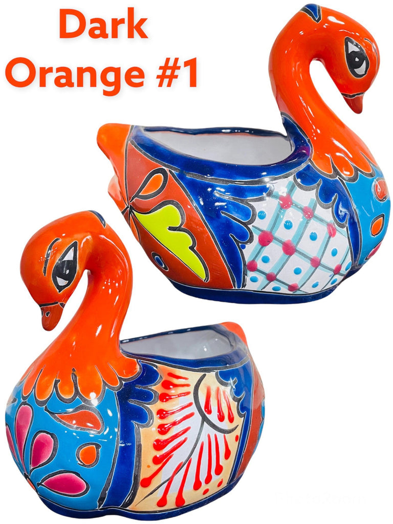 Swan Elegant Talavera Planter