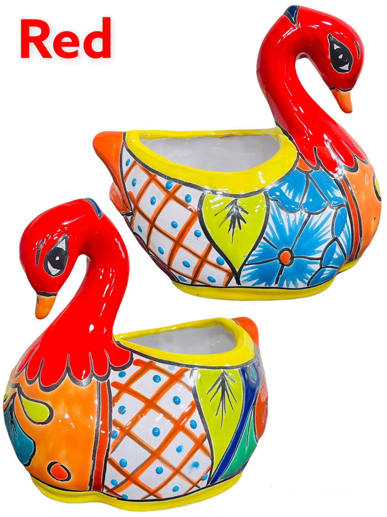 Swan Elegant Talavera Planter