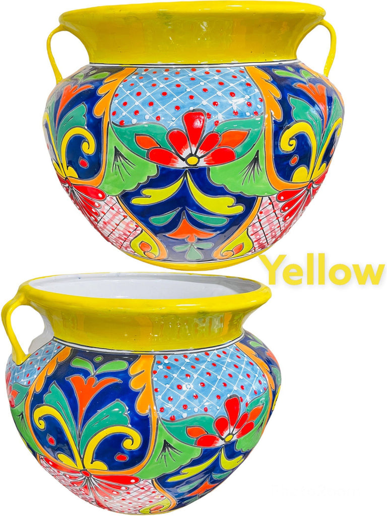 Michoacano Large Talavera Planter