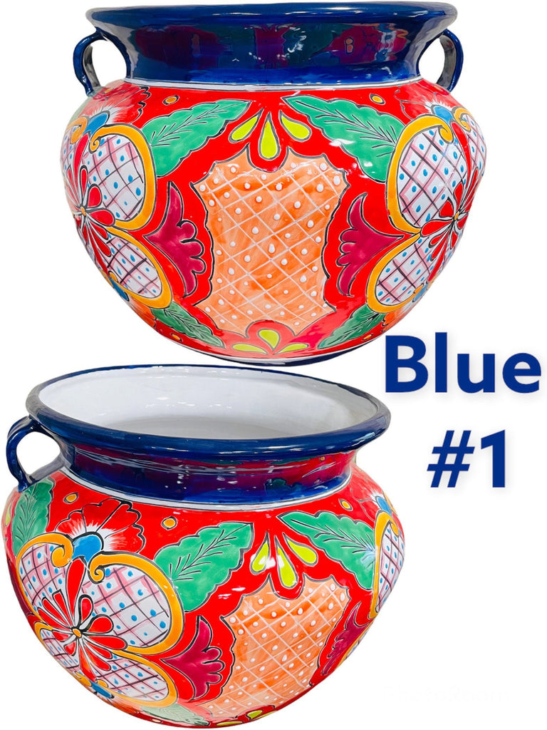 Michoacano Large Talavera Planter