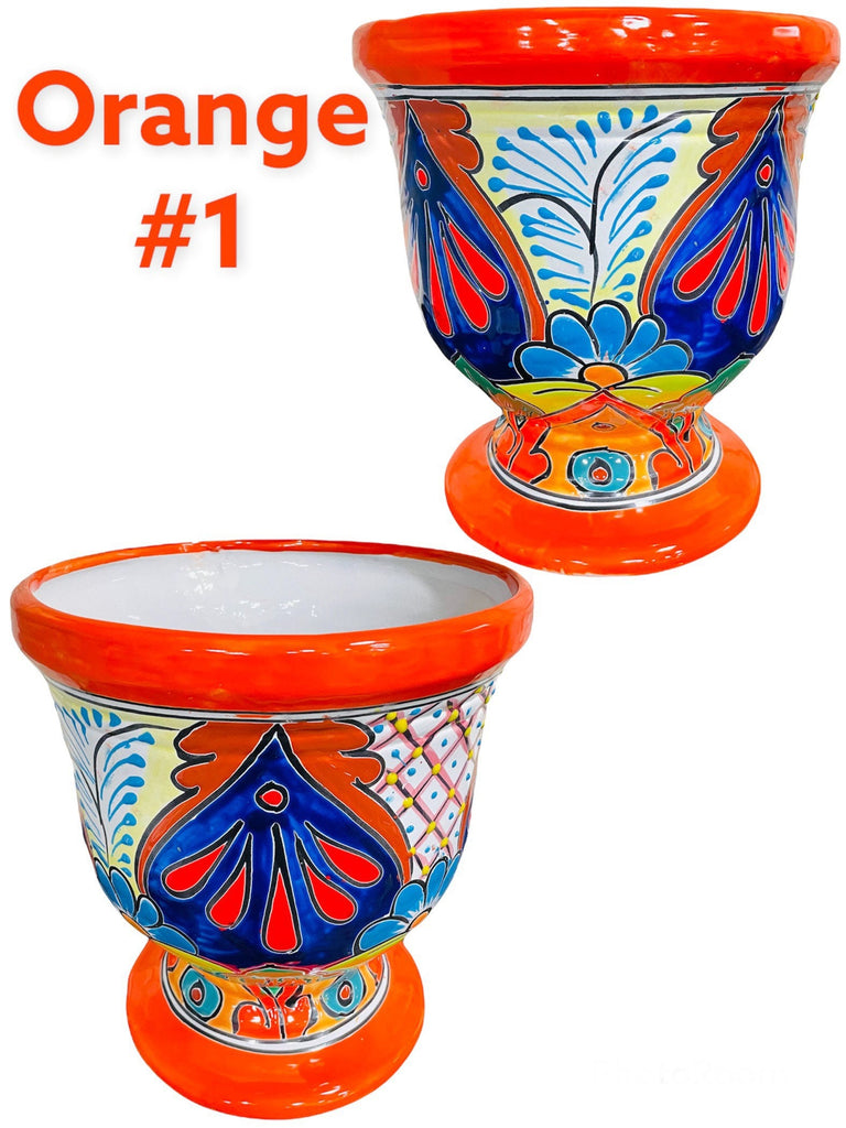 Copa Talavera Urn Planter