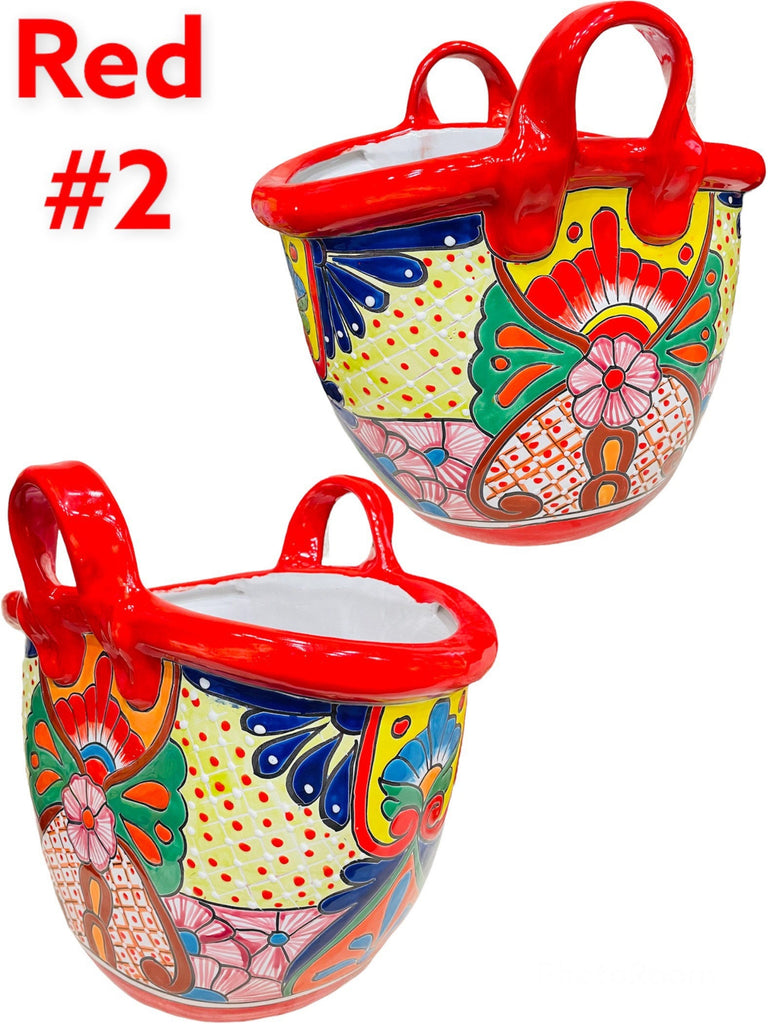 Large Bolsa Style Talavera Planter