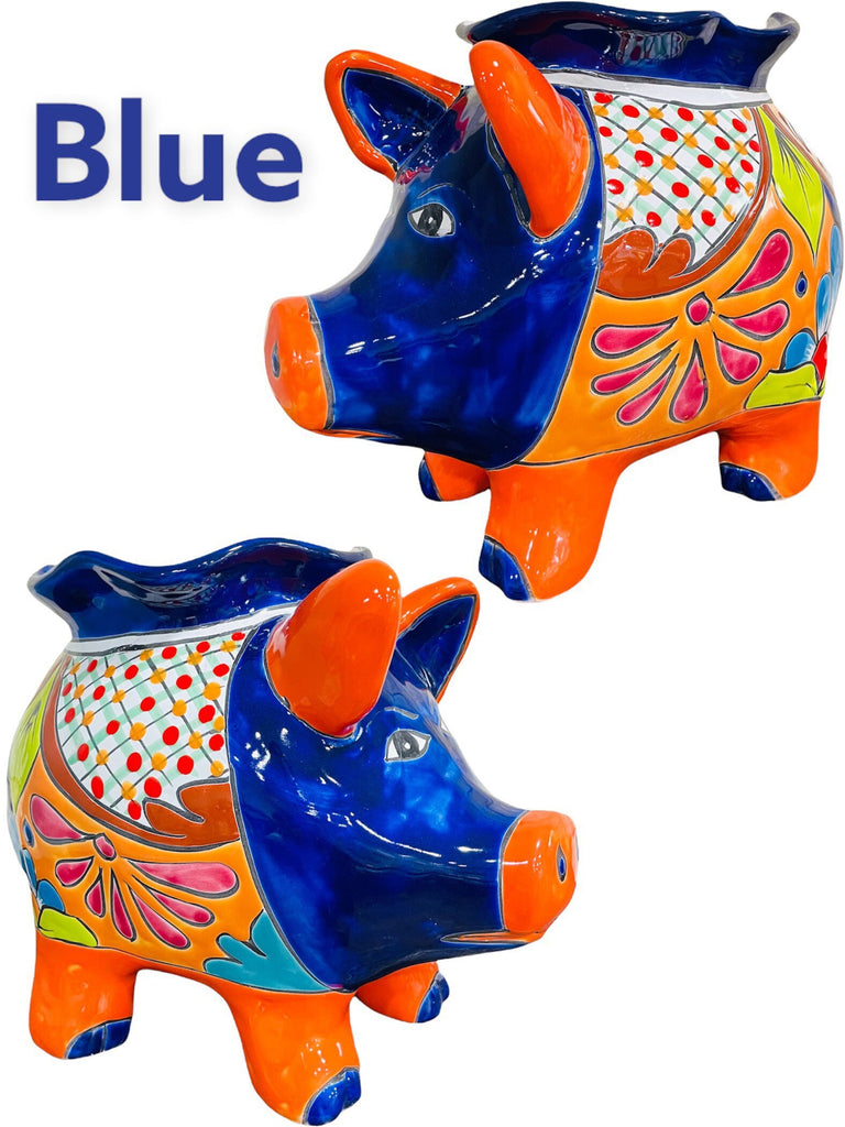 Farm Pig Corona Talavera Planter