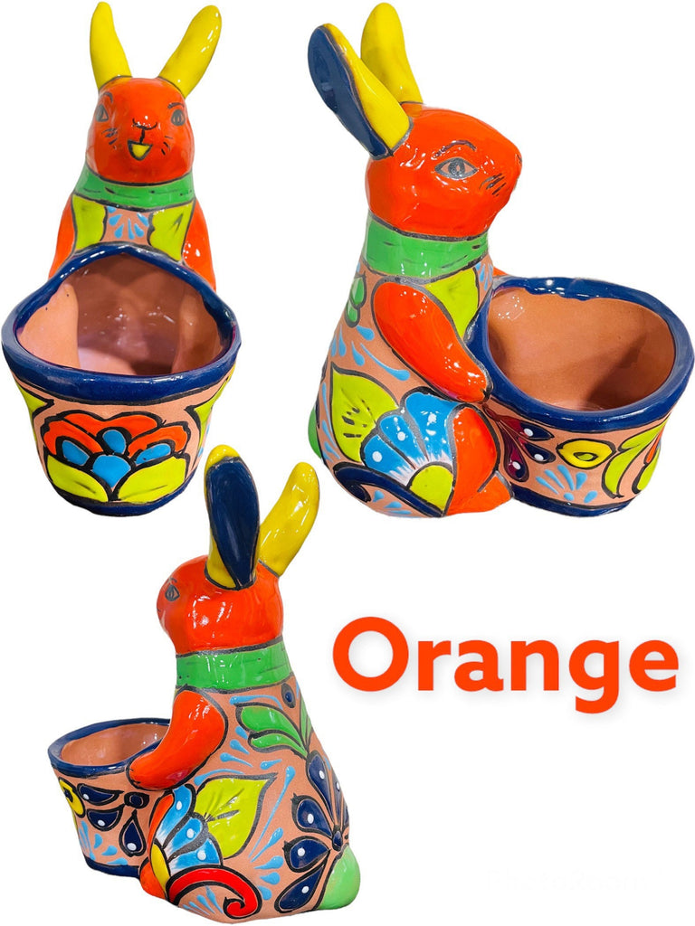 Bunny Basket Talavera Planter