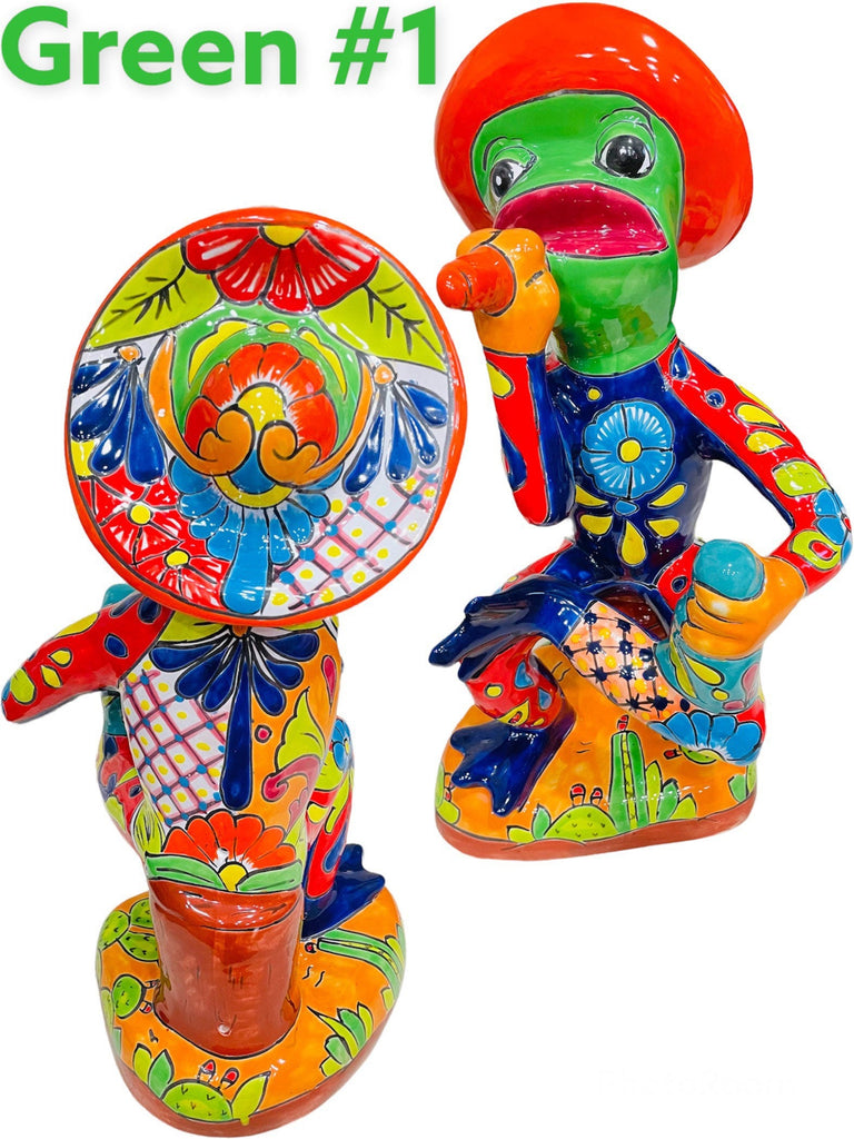 Señor Frog Party Frog Talavera Decor Mexican Art Bar Decor