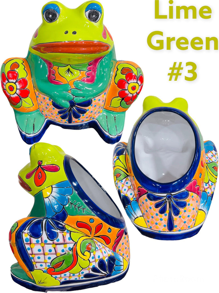 Frog Talavera Planter