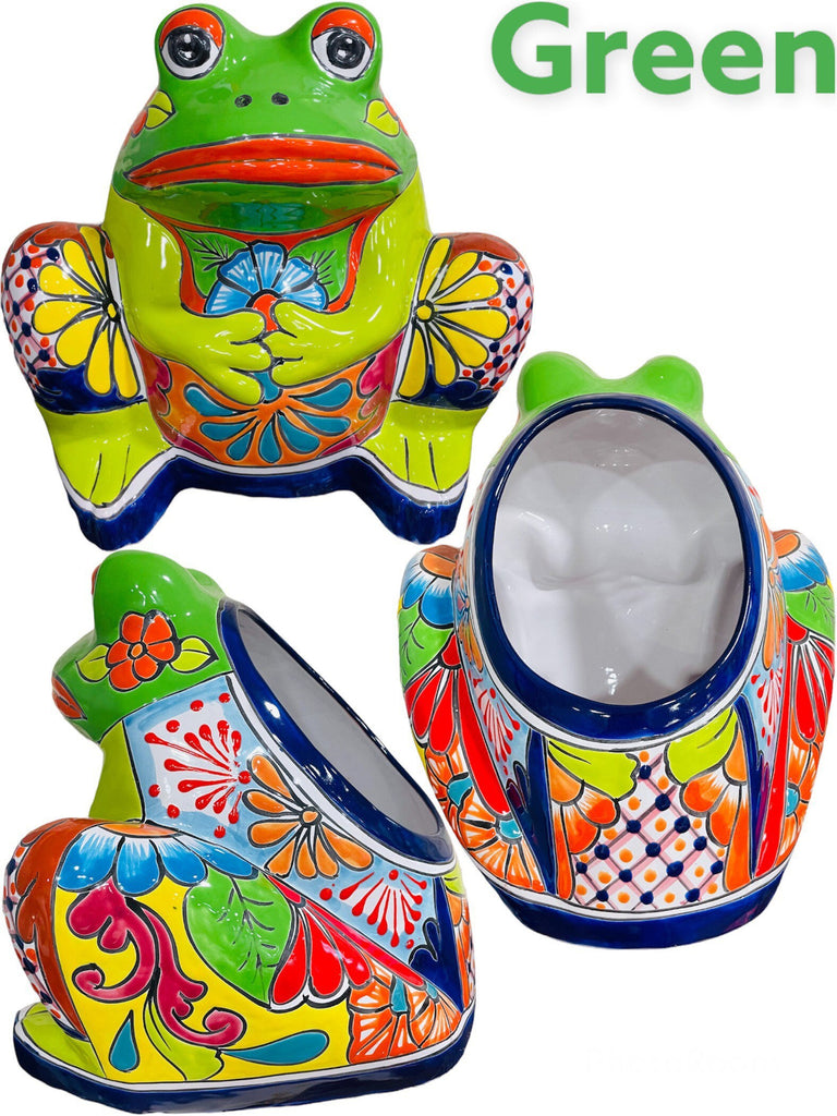 Frog Talavera Planter