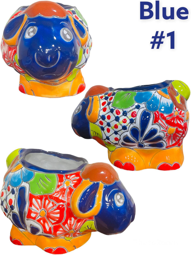 Farm Animal Sheep Talavera Planter